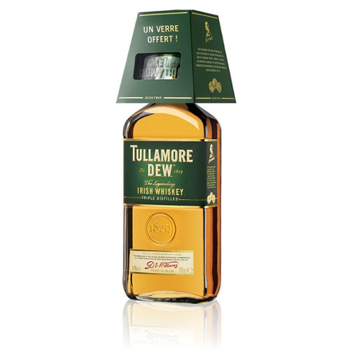 Irish Whiskey Tullamore Dew & 1 verre